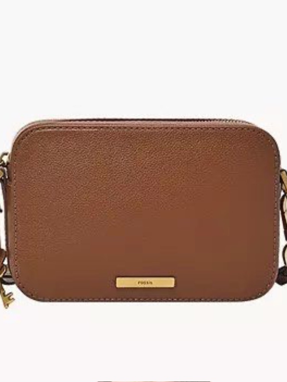 Fossil Bryce Small Pebbled Leather Crossbody